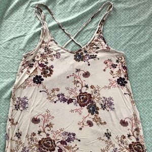 American Eagle floral print tank top
